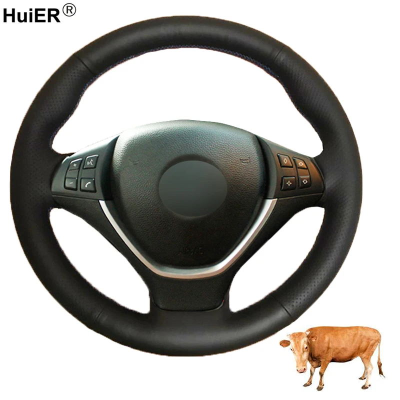 Hand Sewing Car Steering Wheel Cover Top Layer Cow Leather Volant For BMW E70 X5 2008-2010 2011 2012 2013 E71 X6 2008 2009-2014
Hand Sewing Car Steering Wheel Cover Top Layer Cow Leather Volant For BMW E70 X5 2008-2010 2011 2012 2013 E71 X6 2008 2009-2014