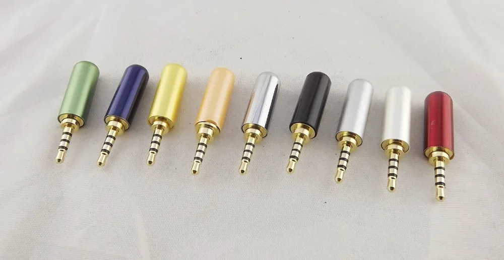 2pcs Gold 2.5mm Male 4Pole Stereo Repair Headphone Metal Audio Earphone Connector
2pcs Gold 2.5mm Male 4Pole Stereo Repair Headphone Metal Audio Earphone Connector