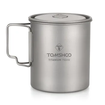 TOMSHOO 750ml Ultralight Titanium Cup Cookware Outdoor Portable Water Cup Mug Tableware Cooking Pot Titanium Pot Camping Picnic
TOMSHOO 750ml Ultralight Titanium Cup Cookware Outdoor Portable Water Cup Mug Tableware Cooking Pot Titanium Pot Camping Picnic