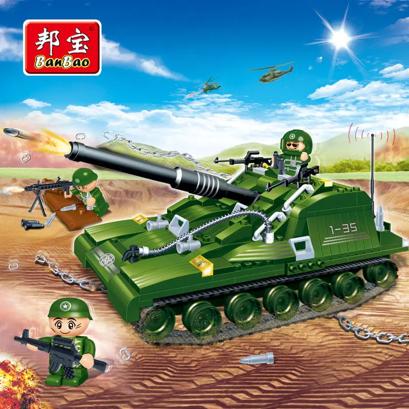 BanBao Military Educational Building Blocks Toys For Children Kids Gifts Tobess Hero Army Tank Weapon Guns Stickers
BanBao Military Educational Building Blocks Toys For Children Kids Gifts Tobess Hero Army Tank Weapon Guns Stickers