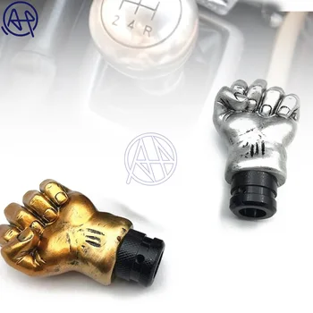 Gold/Silver Color Resin Car Gear Shift Knob Resin Fist Shape Gear Shift Knob Shifter Lever Stick Universal Manual Transmission
Gold/Silver Color Resin Car Gear Shift Knob Resin Fist Shape Gear Shift Knob Shifter Lever Stick Universal Manual Transmission