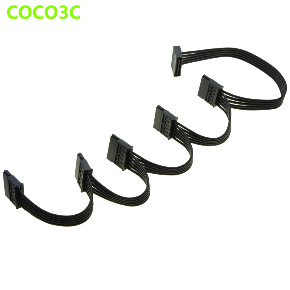 1 to 5 Ports 15Pin Sata Power Supply Extension Cable Splitter For Hard Drive HDD SSD bay PC Server SATA Port Multiplier
1 to 5 Ports 15Pin Sata Power Supply Extension Cable Splitter For Hard Drive HDD SSD bay PC Server SATA Port Multiplier