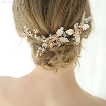 Jonnafe Bridal Hair Comb Pin Set Gold Floral Women Ceremony Headpiece Wedding Jewelry Hair Accessories
Jonnafe Bridal Hair Comb Pin Set Gold Floral Women Ceremony Headpiece Wedding Jewelry Hair Accessories