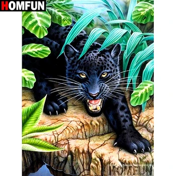 HOMFUN Full Square/Round Drill 5D DIY Diamond Painting "Animal panther" Embroidery Cross Stitch 3D Home Decor A10874
HOMFUN Full Square/Round Drill 5D DIY Diamond Painting "Animal panther" Embroidery Cross Stitch 3D Home Decor A10874
