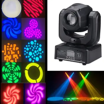LED stage light 30W moving head light rotating beam projector DMX512 color light effect lamp for club party performance wedding
LED stage light 30W moving head light rotating beam projector DMX512 color light effect lamp for club party performance wedding