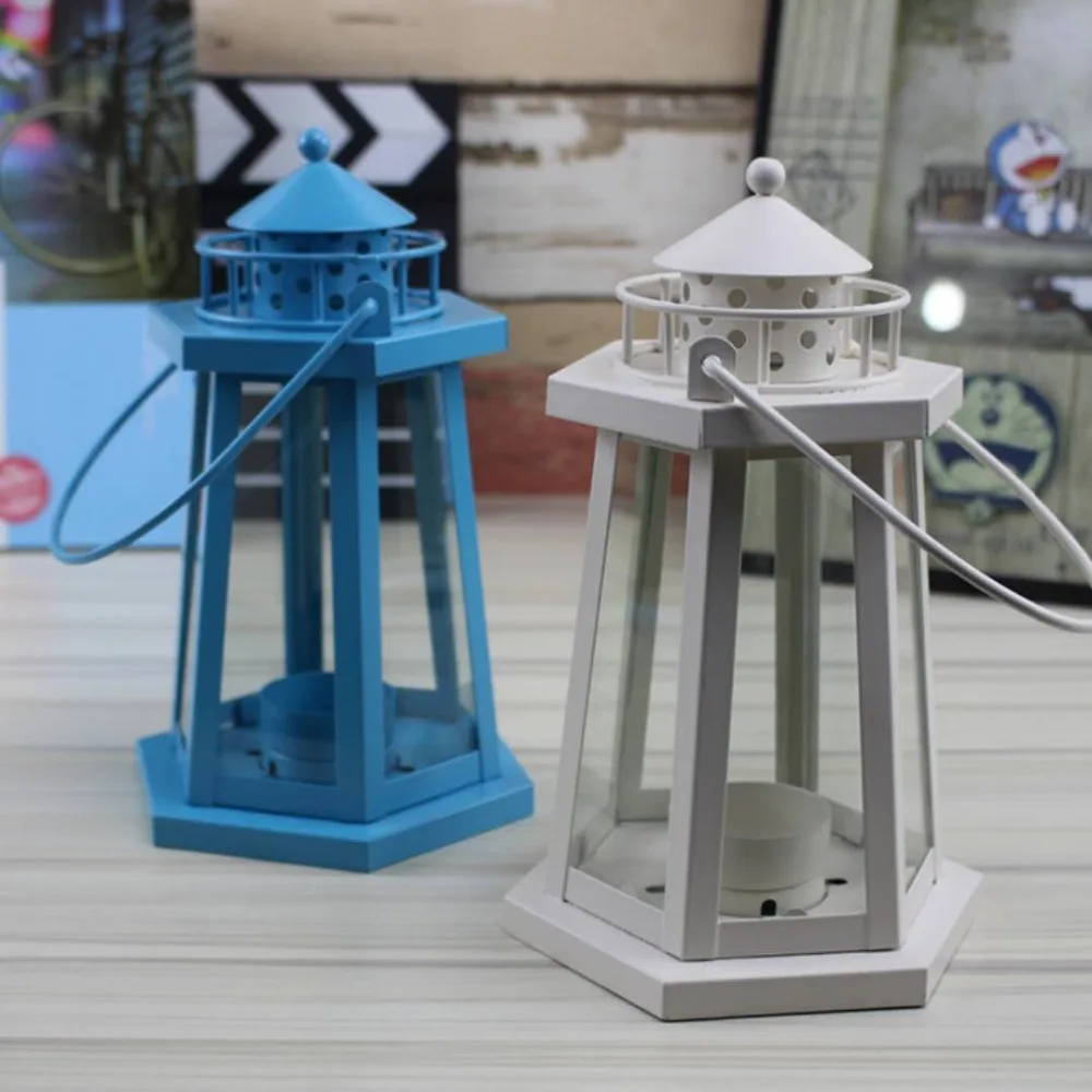 Hexagonal Lighthouse Metal Iron Art Terrace Creative Retro European Mediterranean Style Home Decoration
Hexagonal Lighthouse Metal Iron Art Terrace Creative Retro European Mediterranean Style Home Decoration