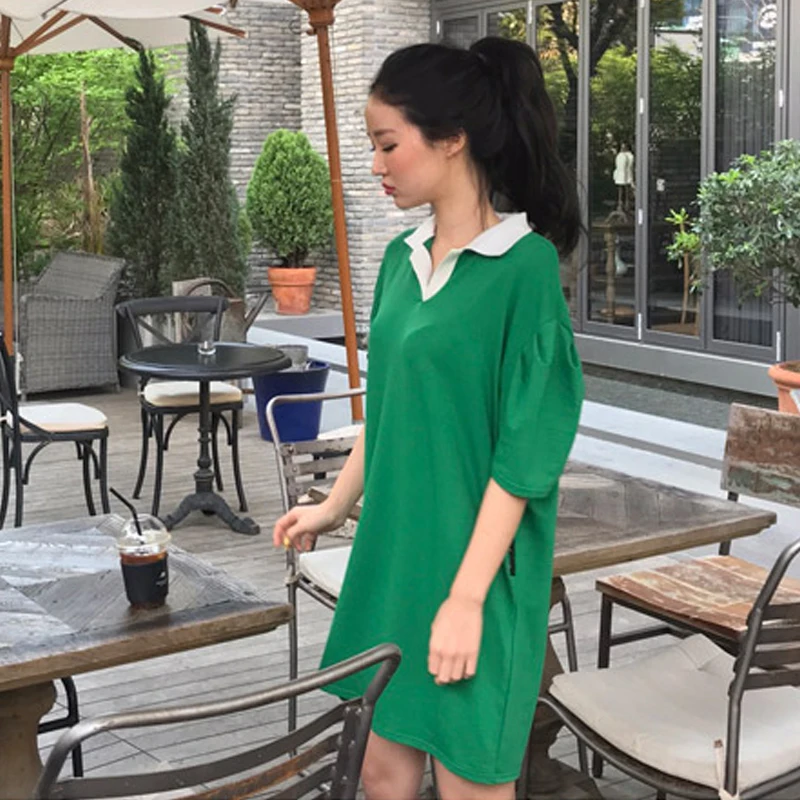 Women Summer Green Mini Shirt Dress Female Solid Banage Plus Size Vestido Sukienka Jurken for Girl Zomer Jurk Vestiti Donna
Women Summer Green Mini Shirt Dress Female Solid Banage Plus Size Vestido Sukienka Jurken for Girl Zomer Jurk Vestiti Donna