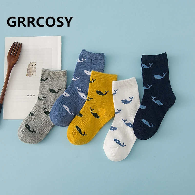 GRRCOSY 5 Pair/lot Baby Socks Cotton Kids Girls Boys Children Socks Little Whale Cartoon Autumn new Child Socks Kids Boy Girl
GRRCOSY 5 Pair/lot Baby Socks Cotton Kids Girls Boys Children Socks Little Whale Cartoon Autumn new Child Socks Kids Boy Girl