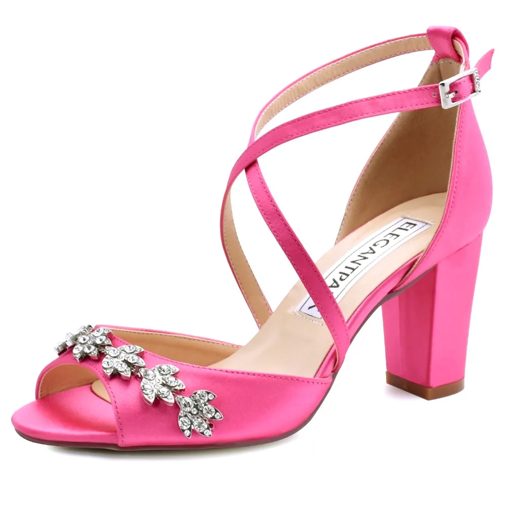 HP1905 Women Sandals High Heel Ankle Strap Wedding Bridal Shoes Bridesmaid Lady Prom Party Dress Shoes Navy Blue Hot Pink Ivory
HP1905 Women Sandals High Heel Ankle Strap Wedding Bridal Shoes Bridesmaid Lady Prom Party Dress Shoes Navy Blue Hot Pink Ivory