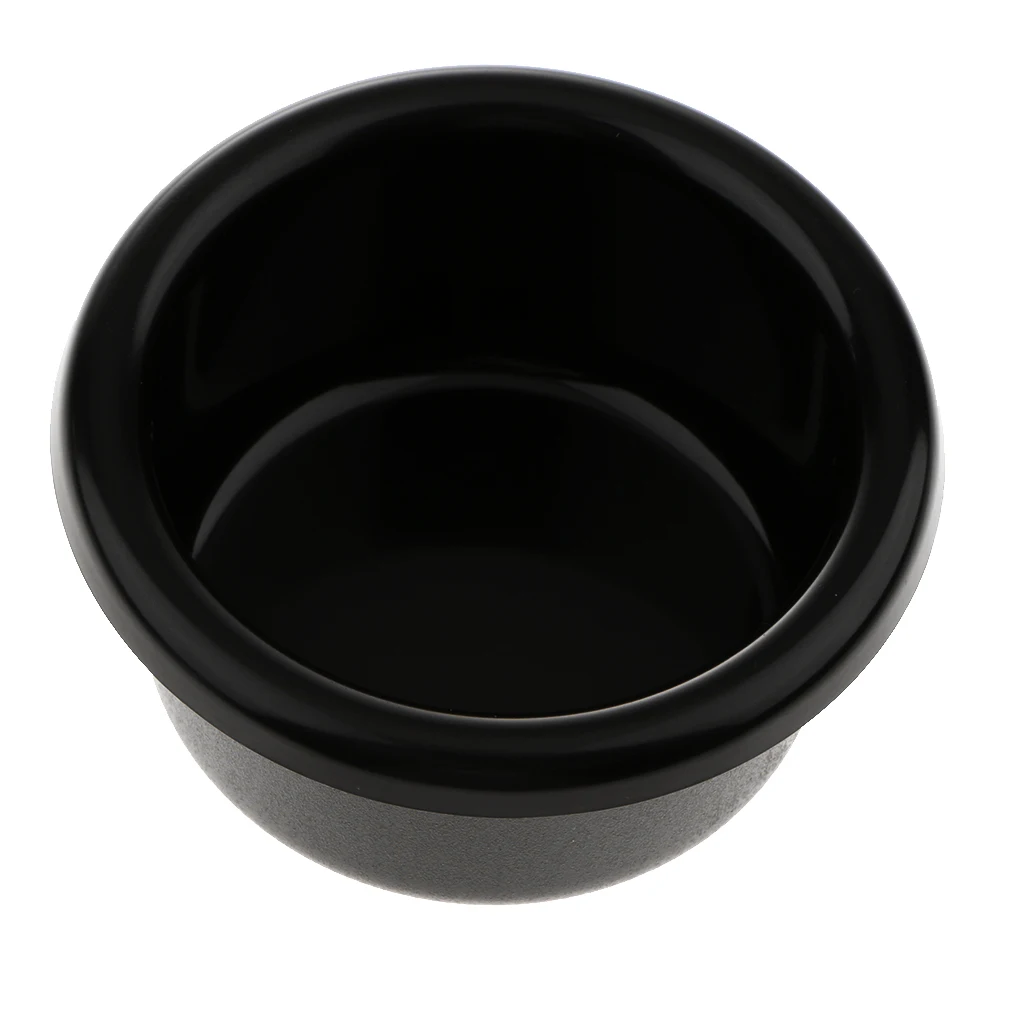Universal Black Plastic Cup Drink Can Holder 90mm Dia for Boat Marine RV