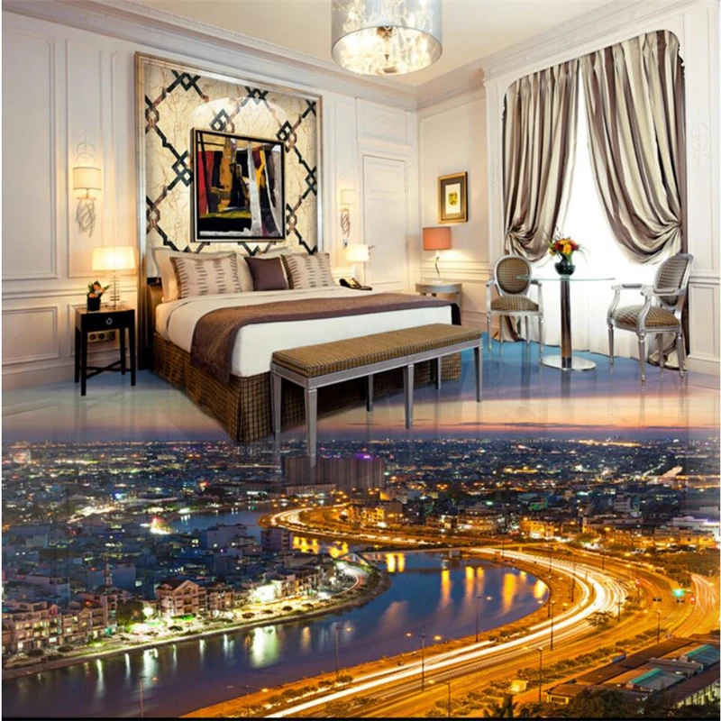 beibehang City night 3D interior flooring custom large fresco pvc wear resistant environmental waterproof film papel de parede
beibehang City night 3D interior flooring custom large fresco pvc wear resistant environmental waterproof film papel de parede