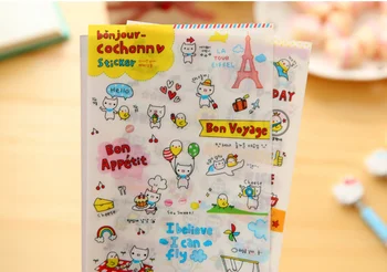 6pcs Cute pig sticker pvc diy decoration sticker for album scrapbooking stationery sticker gift for kids
6pcs Cute pig sticker pvc diy decoration sticker for album scrapbooking stationery sticker gift for kids