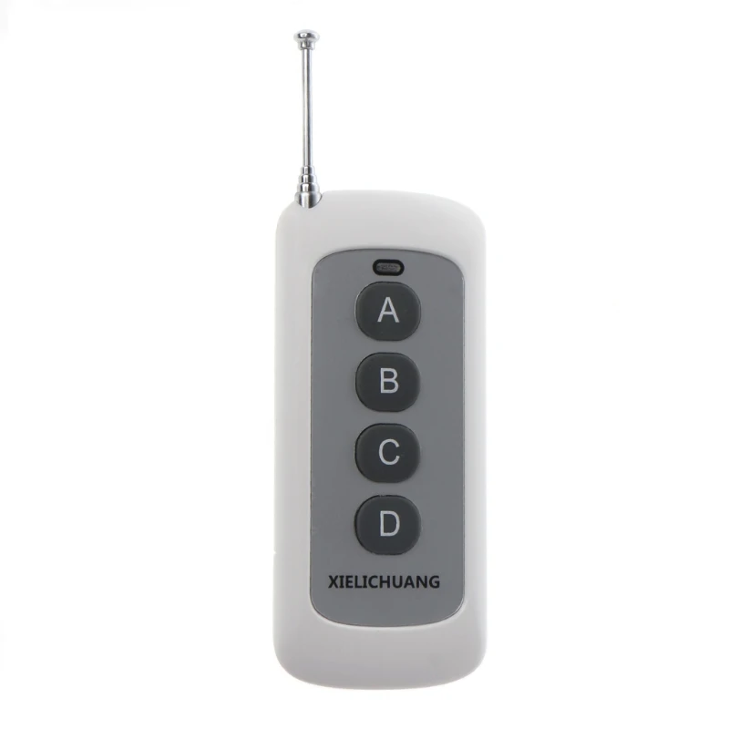 Wireless RF 4 Channels Remote Control ABCD 433 MHz Electric Gate Controller Garage Door
Wireless RF 4 Channels Remote Control ABCD 433 MHz Electric Gate Controller Garage Door