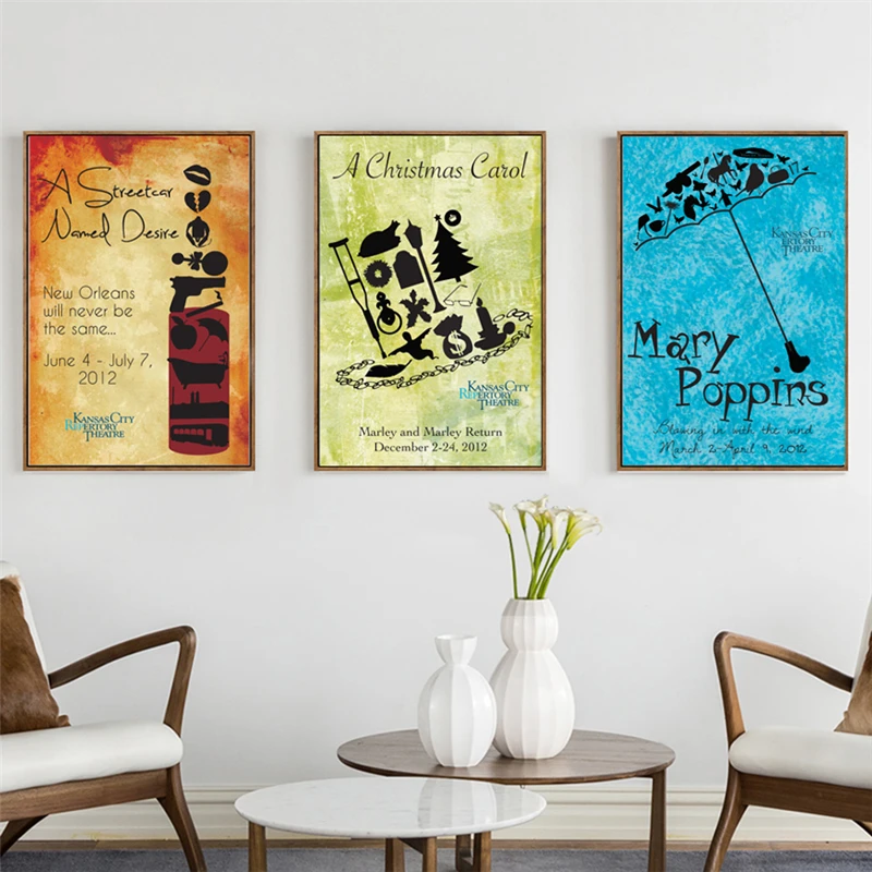 Mary Poppins Kansas City Repertory Theatre Art Canvas Poster Painting Wall Picture Print Modern Home Bedroom Decoration Artwork
Mary Poppins Kansas City Repertory Theatre Art Canvas Poster Painting Wall Picture Print Modern Home Bedroom Decoration Artwork