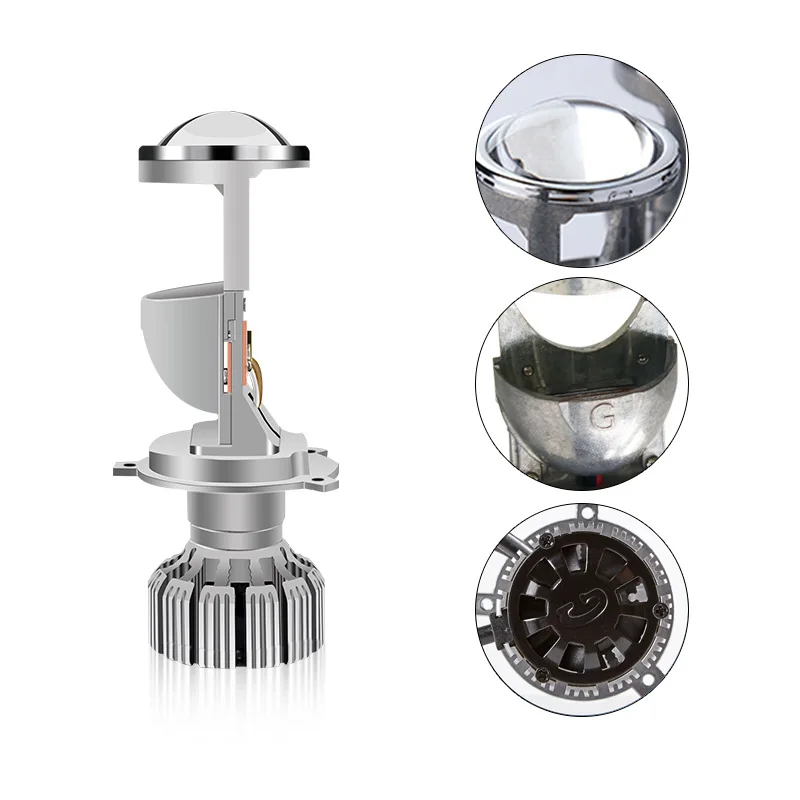 Factory direct selling G9 lens LED headlamp far and near integrated H4 fish eye lamp fan G6 upgraded version modified headlamp
Factory direct selling G9 lens LED headlamp far and near integrated H4 fish eye lamp fan G6 upgraded version modified headlamp