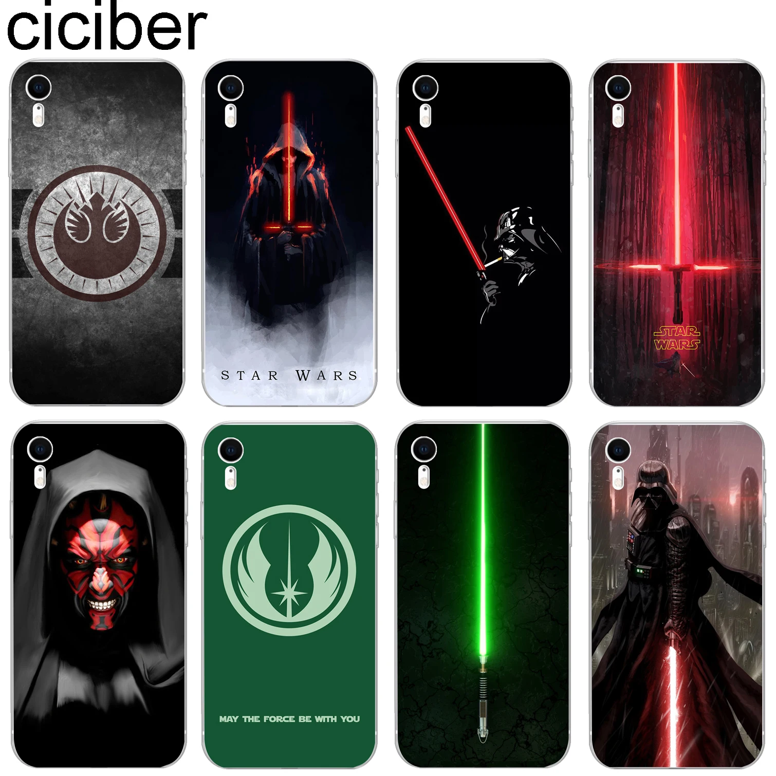 ciciber Star Wars Pattern Design Soft Silicone Phone Cases Cover for Iphone 8 7 6 6S Plus 5S SE X XR XS MAX Fundas JEDI ORDER
ciciber Star Wars Pattern Design Soft Silicone Phone Cases Cover for Iphone 8 7 6 6S Plus 5S SE X XR XS MAX Fundas JEDI ORDER