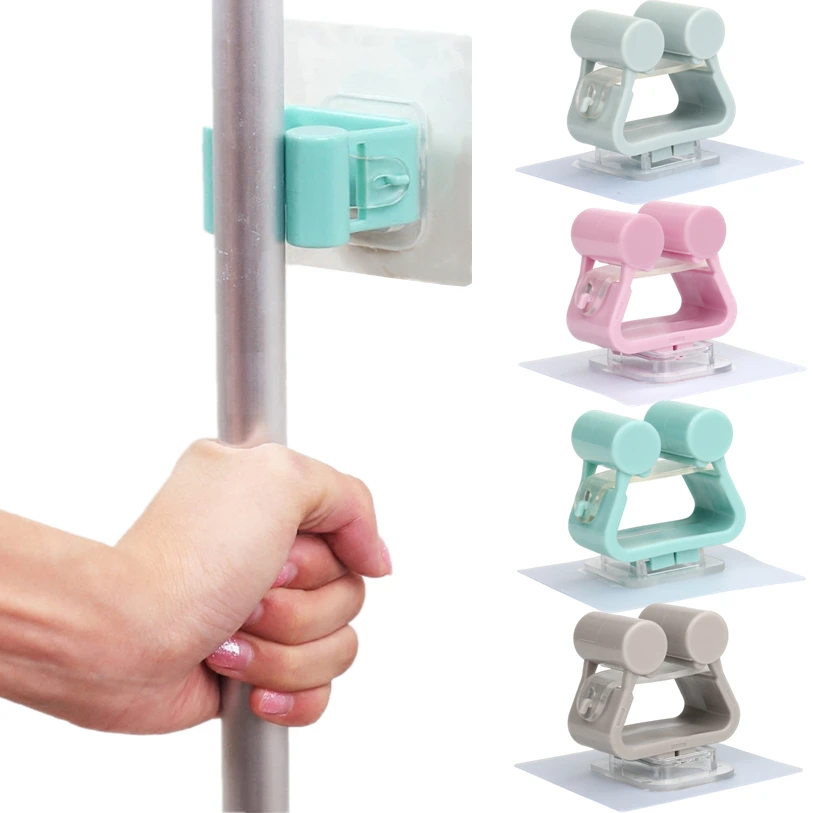 PVC Seamless Wall Mounted Mop Organizer Holder Brush Broom Hanger Storage Rack Kitchen Tool Supplies Storage Holder #F#30DC5
PVC Seamless Wall Mounted Mop Organizer Holder Brush Broom Hanger Storage Rack Kitchen Tool Supplies Storage Holder #F#30DC5