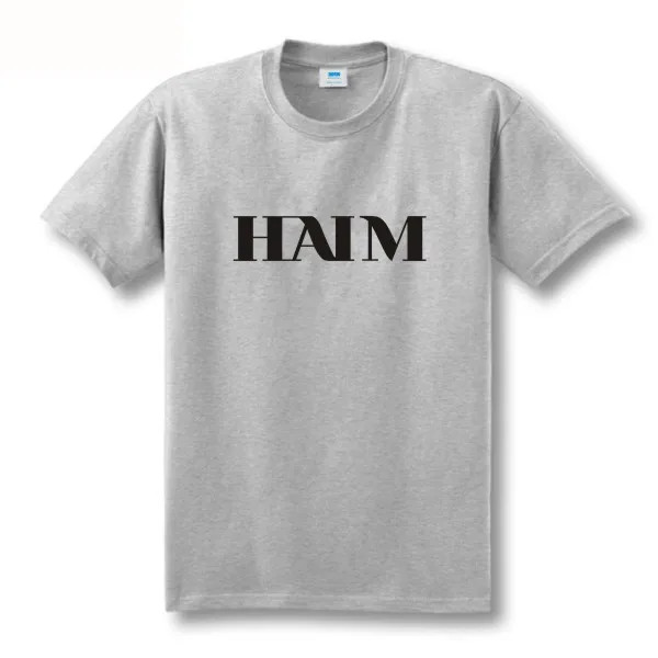 Футболка HAIM Мужская американская рок музыка LA CALIFORNIA BAND поп альбом MYCHAL|roupas masculina|t