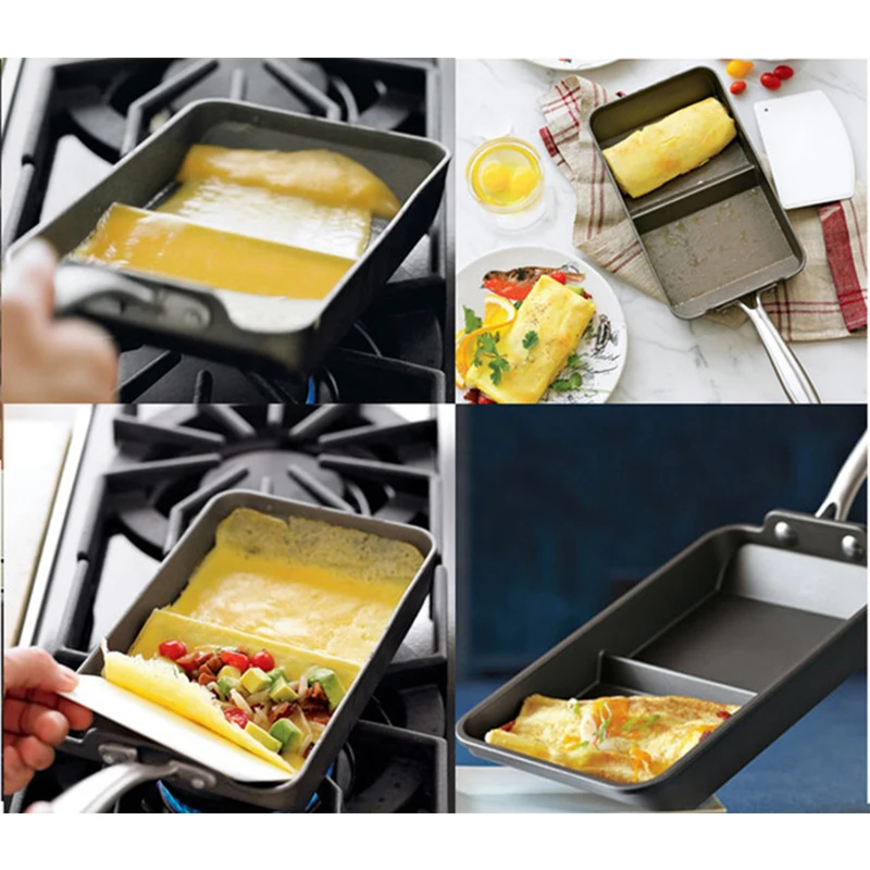 Non-stick Fry Egg Pan Japanese Frying Pans Rectangular Pancake Pot Omelette Pan Kitchen Cooking Tools Cooker Tamagoyaki
Non-stick Fry Egg Pan Japanese Frying Pans Rectangular Pancake Pot Omelette Pan Kitchen Cooking Tools Cooker Tamagoyaki