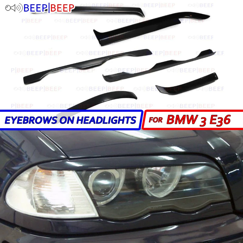Eyebrows case for BMW E36 1990-2000 ABS plastic on headlights cilia eyelash decoration car styling tuning accessories
Eyebrows case for BMW E36 1990-2000 ABS plastic on headlights cilia eyelash decoration car styling tuning accessories