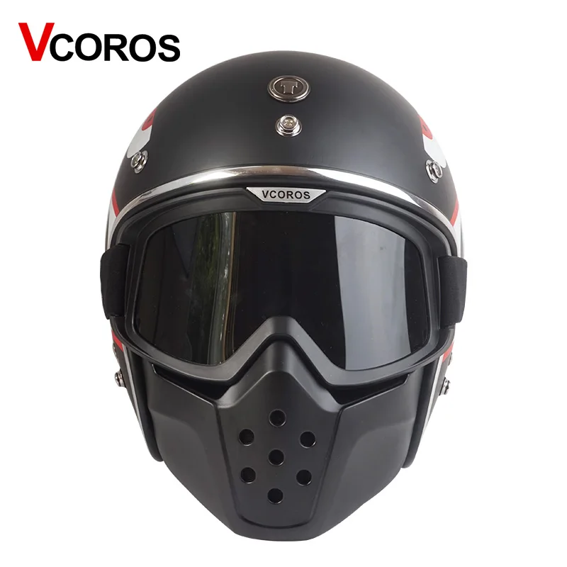 VCOROS vintage Detachable Goggles And Mouth Filter retro mask Half Open Face Motorcycle Helmets masks Ski Skate cosplay goggles
VCOROS vintage Detachable Goggles And Mouth Filter retro mask Half Open Face Motorcycle Helmets masks Ski Skate cosplay goggles