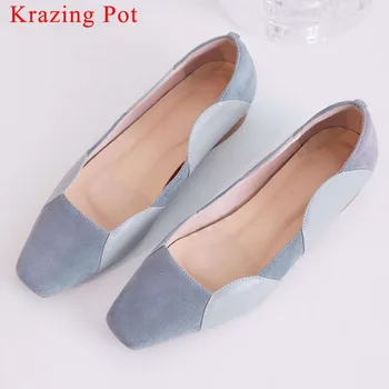 2019 handmade elegant lady slip on full grain leather vintage square toe mixed colors Hollywood movie stars driving shoes L2f5
2019 handmade elegant lady slip on full grain leather vintage square toe mixed colors Hollywood movie stars driving shoes L2f5