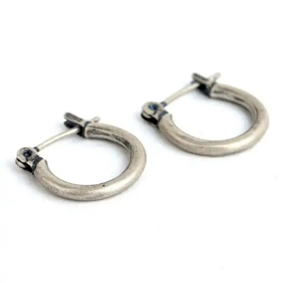 Женские серьги-кольца Zavorohin маленькие круглые серьги из стерлингового серебра 925