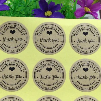 1000 pcs/lot wholesale SIZE 35MM Hand made Kraft Thank YOU Sticker Label for gift box
1000 pcs/lot wholesale SIZE 35MM Hand made Kraft Thank YOU Sticker Label for gift box