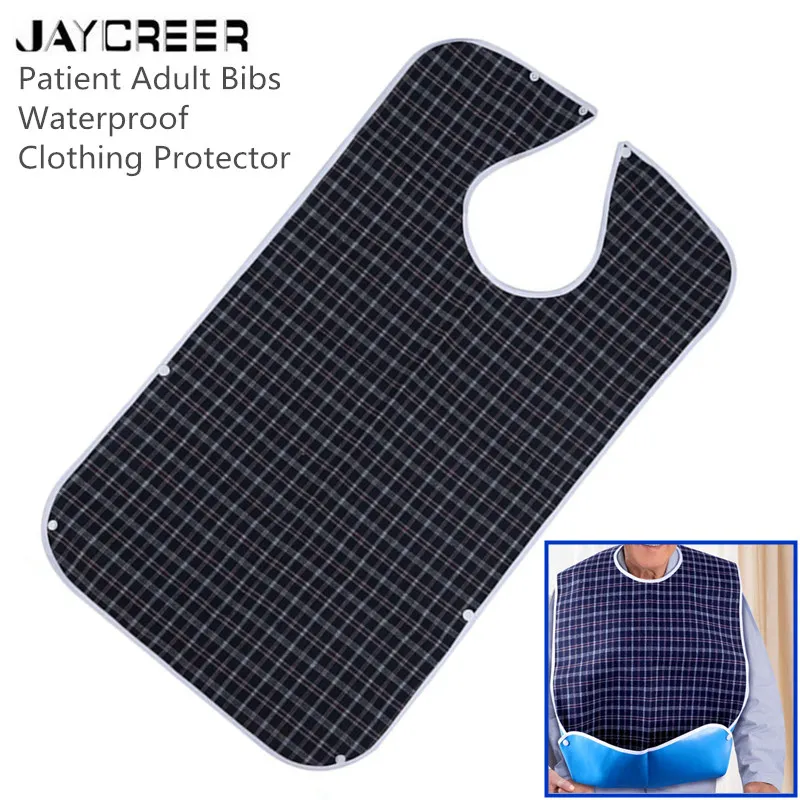 JayCreer Double Layer Adult Bibs Waterproof And Reusable Patient Bibs Clothing Protector For Daily Using
JayCreer Double Layer Adult Bibs Waterproof And Reusable Patient Bibs Clothing Protector For Daily Using