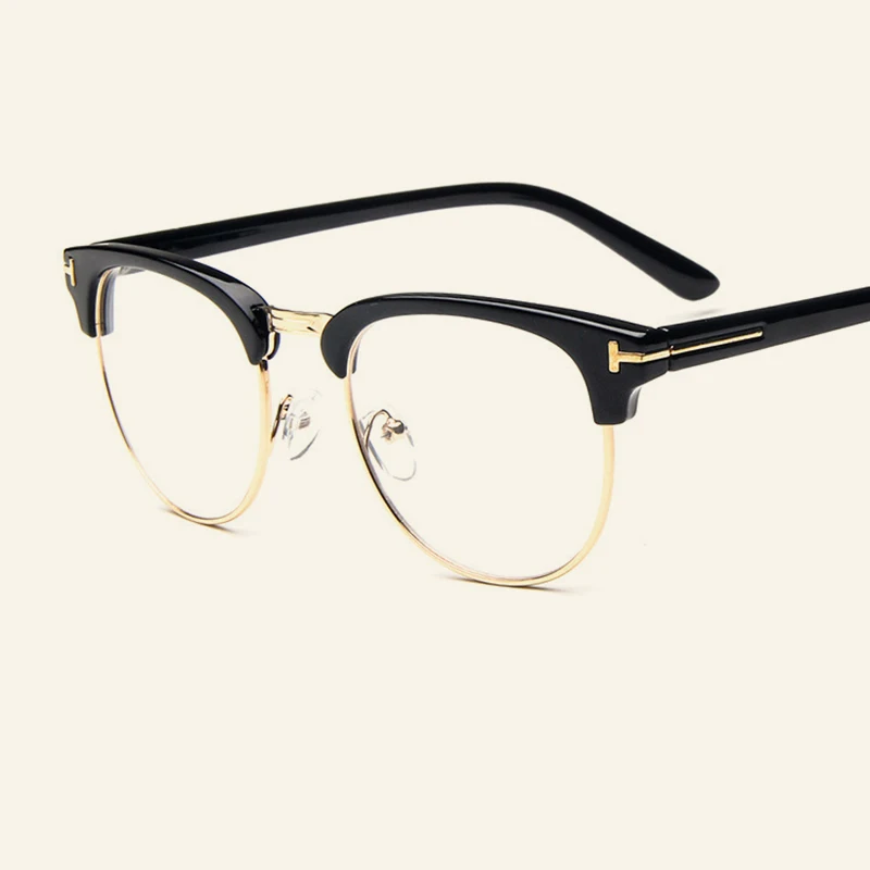 2018 Classic Vintage T Glasses Frames Half Frame Metal OpticaL Glasses Men Women Clear Lens Goggles Retro Prescription Eyewear 
2018 Classic Vintage T Glasses Frames Half Frame Metal OpticaL Glasses Men Women Clear Lens Goggles Retro Prescription Eyewear