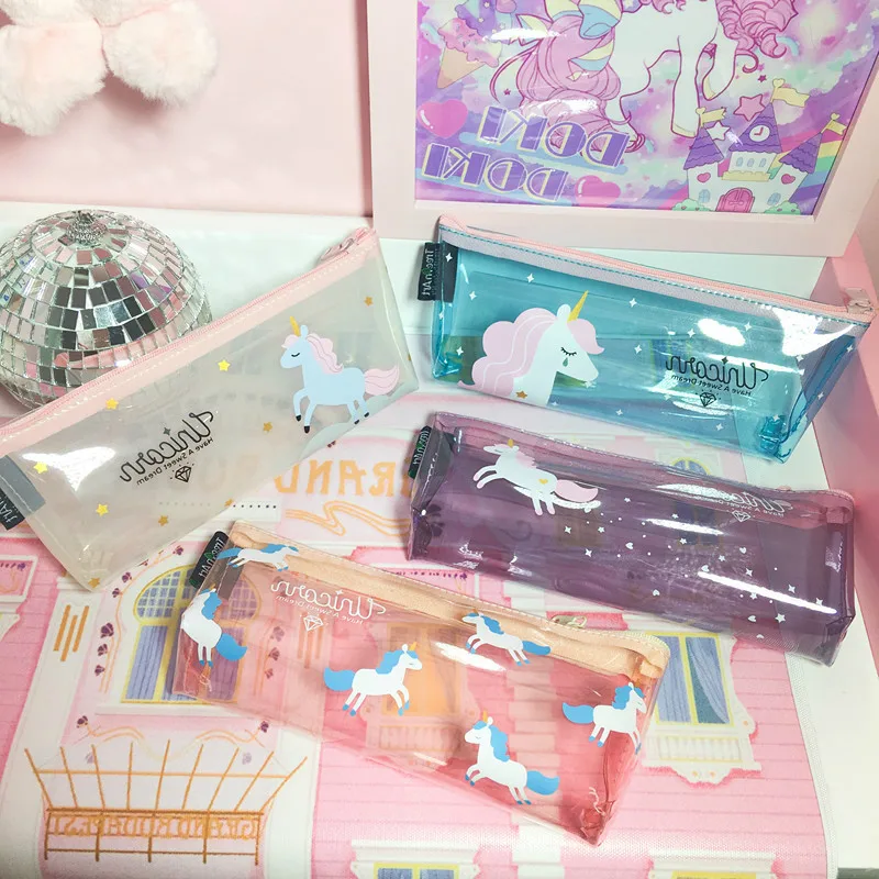 1pcs/sell Kawaii Pencil Case Cartoon cute Pink Unicorn pattern School office Supplies Stationery student Gift for singles day
1pcs/sell Kawaii Pencil Case Cartoon cute Pink Unicorn pattern School office Supplies Stationery student Gift for singles day