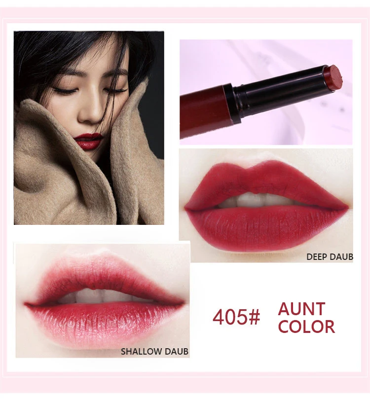 HOLD LIVE Matte Lipstick Pencil 5 Colors Press Long Lasting Lip Stick Pen Waterproof Pigment Red Lips Makeup Korean Maquiagem (9)