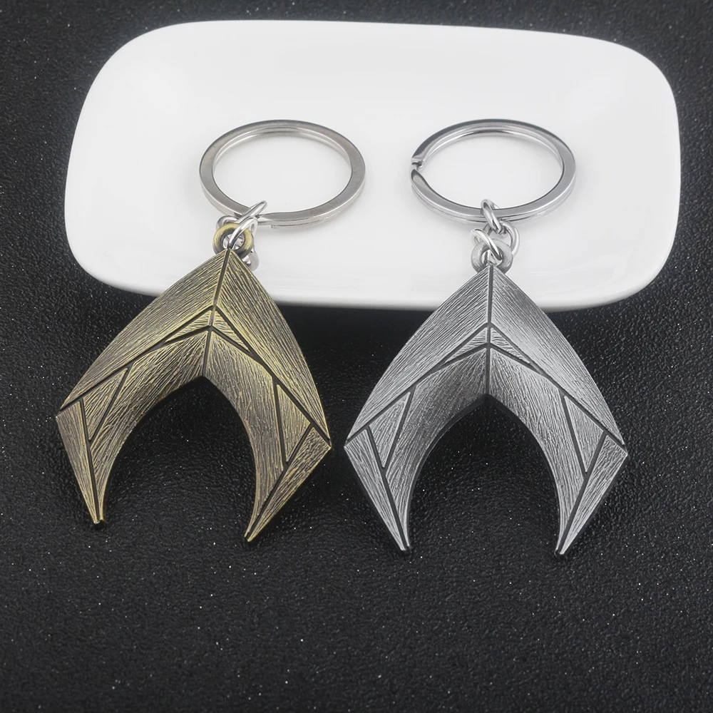 Aquaman Justice League Logo Keychain Trident of Neptune Weapon Model Key Chains for Men Choker Keyring Jewelry
Aquaman Justice League Logo Keychain Trident of Neptune Weapon Model Key Chains for Men Choker Keyring Jewelry