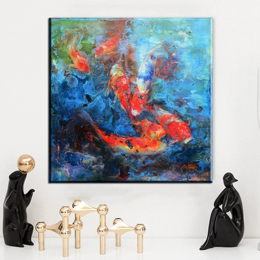 ZZ520 modern abstract canvas art koi fish canvas pictures oil art painting for livingroom bedroom decoration unframed paintings
ZZ520 modern abstract canvas art koi fish canvas pictures oil art painting for livingroom bedroom decoration unframed paintings