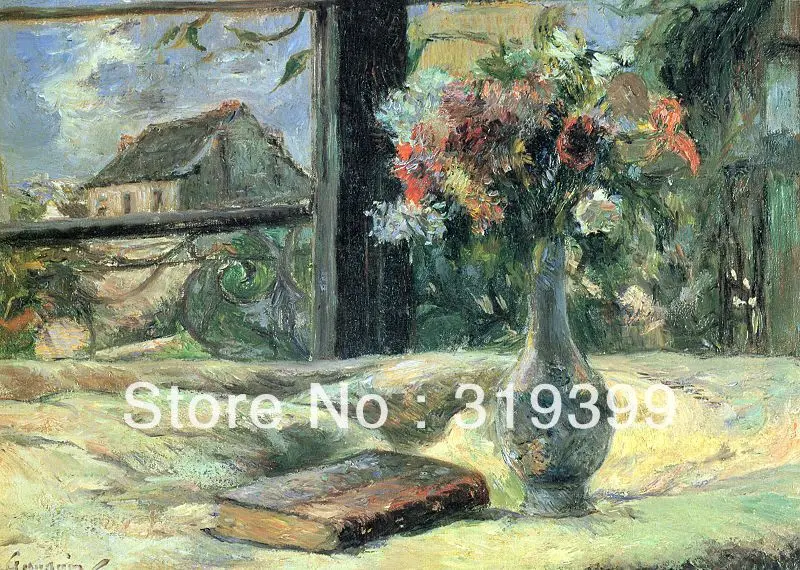 Oil Painting Reproduction on Linen canvas, Vase of Flowers at the Window by paul gauguin,Free DHL Shipping,100% handmade
Oil Painting Reproduction on Linen canvas, Vase of Flowers at the Window by paul gauguin,Free DHL Shipping,100% handmade
