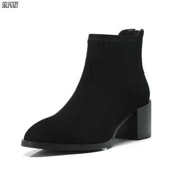 SKLFCXZY 2018 New fall styles leather women boots stylish chunky ankle sock boots women shoes size 34-39
SKLFCXZY 2018 New fall styles leather women boots stylish chunky ankle sock boots women shoes size 34-39