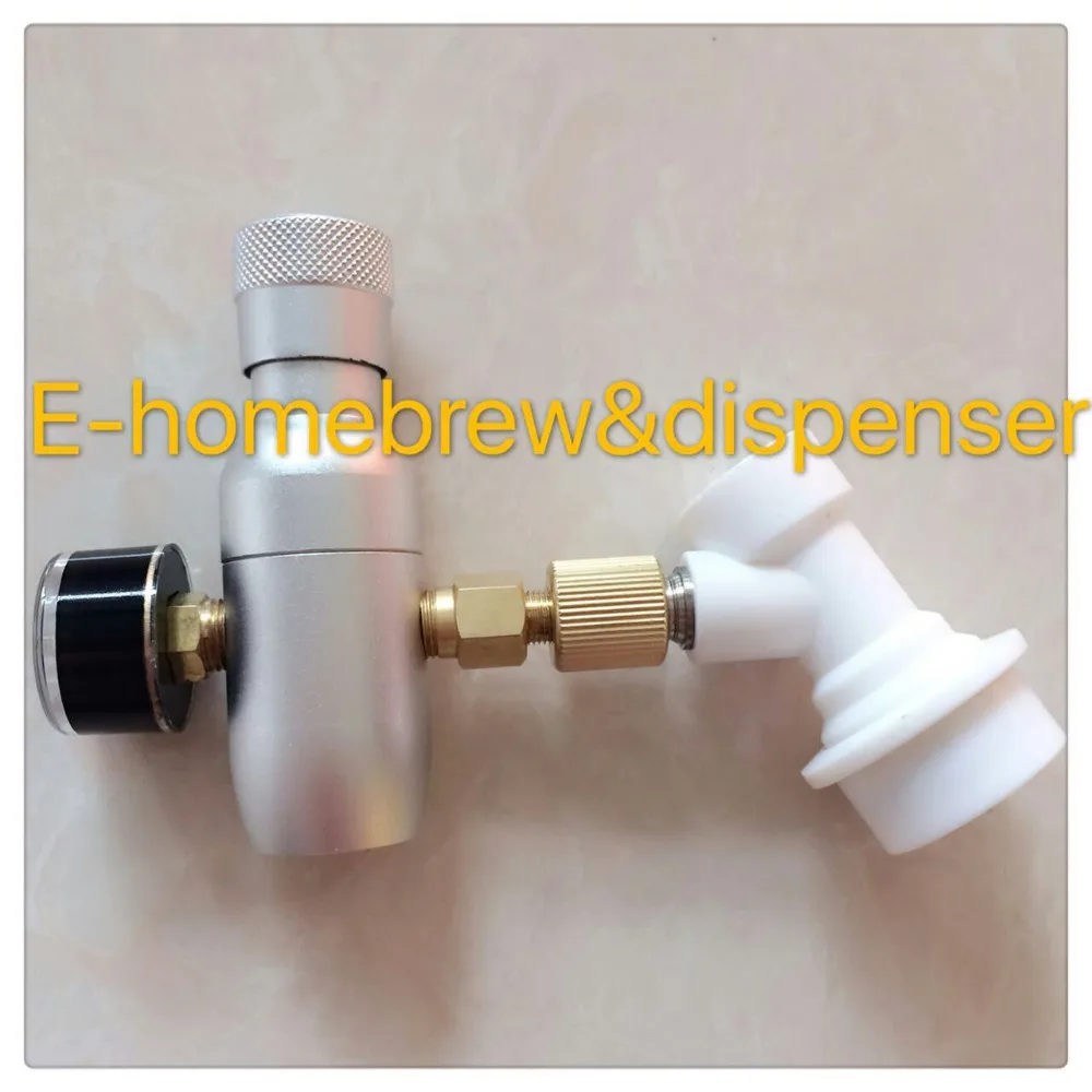 Free shipping regulated CO2 Charger with ball lock fitting,mini CO2 Regulator,3/8" thread co2 thread for your homebrew kegging
Free shipping regulated CO2 Charger with ball lock fitting,mini CO2 Regulator,3/8" thread co2 thread for your homebrew kegging