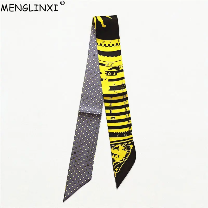 2019 Bohemian Stripe Brand Silk Scarf Women Hair Scarf Fashion Neckerchief Skinny Scarves For Ladies Bag Ribbons Women Tie
2019 Bohemian Stripe Brand Silk Scarf Women Hair Scarf Fashion Neckerchief Skinny Scarves For Ladies Bag Ribbons Women Tie