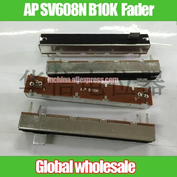 3pcs AP SV608N B10K Straight Slide Potentiometer for MAOKSTE K701 Mixer / Mono Variable resistors fader / handle length 8MMB 4P
3pcs AP SV608N B10K Straight Slide Potentiometer for MAOKSTE K701 Mixer / Mono Variable resistors fader / handle length 8MMB 4P
