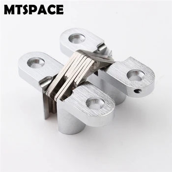 MTSPACE Durable 1pcs 304 Stainless Steel Hidden Hinges Invisible Concealed Cross Door Hinge Bearing 20KG With Screw 13x45mm
MTSPACE Durable 1pcs 304 Stainless Steel Hidden Hinges Invisible Concealed Cross Door Hinge Bearing 20KG With Screw 13x45mm