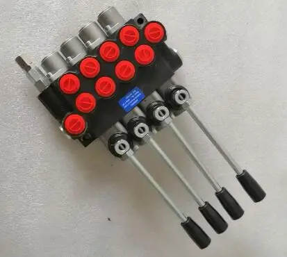 Maximum flow rate 40L / min 4 spool hydraulic control valve hydraulic excavator auger
Maximum flow rate 40L / min 4 spool hydraulic control valve hydraulic excavator auger