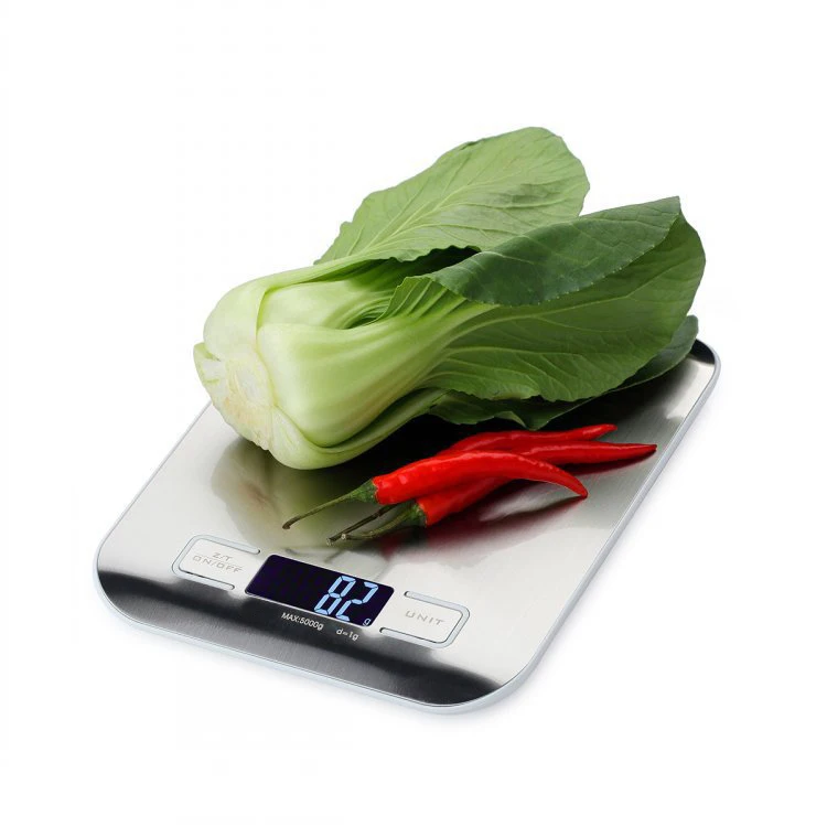 Портативные электронные цифровые кухонные весы 11lb/5КГ 1 г точные для диеты