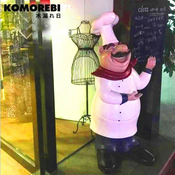 KOMOREBI resin vintage chef figurines ornaments creative chef satues decorative restaurant bar cafe decorations
KOMOREBI resin vintage chef figurines ornaments creative chef satues decorative restaurant bar cafe decorations