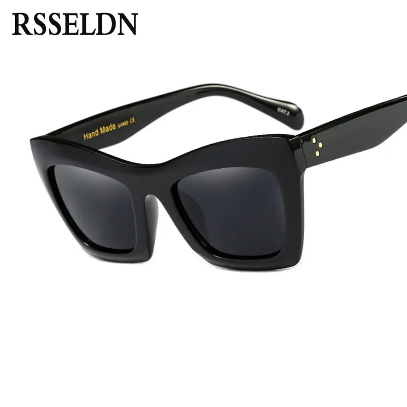 RSSELDN New Cat Eye Sunglasses Women Summer Style Square Sun glasses Vintage Classic Brand Designer Female Shades UV400
RSSELDN New Cat Eye Sunglasses Women Summer Style Square Sun glasses Vintage Classic Brand Designer Female Shades UV400