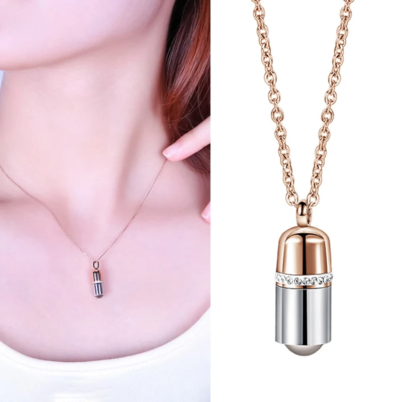 100 Languages I Love You Projection Capsule Pendant Necklace Titanium Steel Fashion Trendy Women Jewelry Gift
100 Languages I Love You Projection Capsule Pendant Necklace Titanium Steel Fashion Trendy Women Jewelry Gift