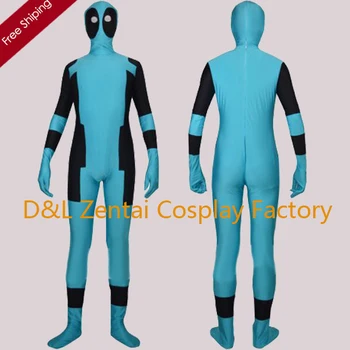 Free Shipping DHL 2015 Blue Deadpool Superhero Costume For Carnival Halloween In Lycra DC1214
Free Shipping DHL 2015 Blue Deadpool Superhero Costume For Carnival Halloween In Lycra DC1214