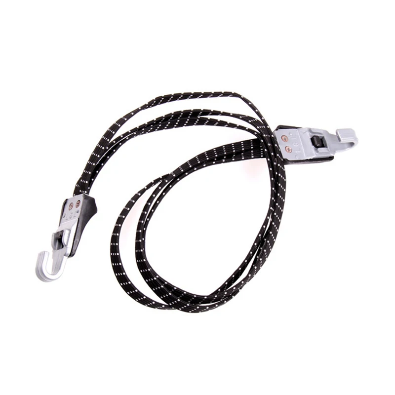 Scooter Hook Tie Elastic Cord Gepäckband Seil 68cm Schwarz fr Fahrrad Outdoor