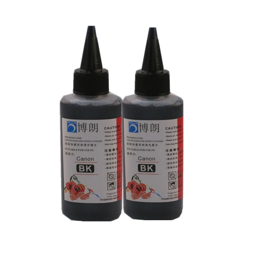 2 Black Dye ink for CANON 100ML Refill Ink Kit 100ml bottle bulk Universal INK refillable ink cartridge ciss for CANON printer
2 Black Dye ink for CANON 100ML Refill Ink Kit 100ml bottle bulk Universal INK refillable ink cartridge ciss for CANON printer