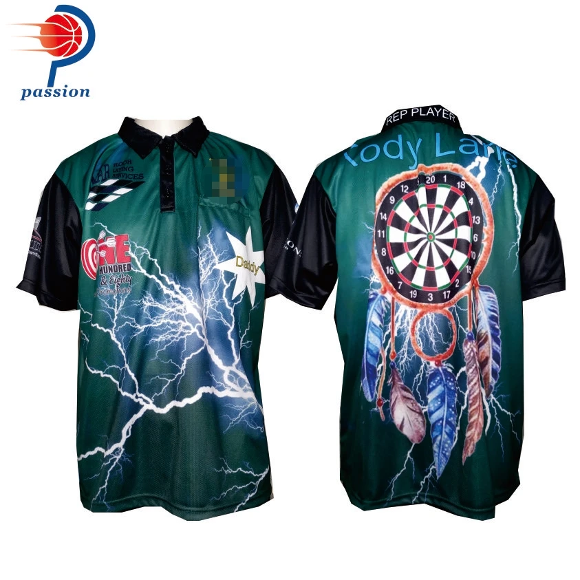 Free Design Available Wholesale Dye Sublimation Printing Custom Dart shirts For Men
Free Design Available Wholesale Dye Sublimation Printing Custom Dart shirts For Men