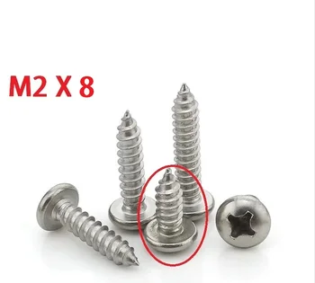 2000Pcs Nickel plated M2*8 M2X8 Philips Round Head Self tapping Electronic Screws
2000Pcs Nickel plated M2*8 M2X8 Philips Round Head Self tapping Electronic Screws